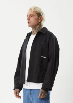 Jackets|Outerwear<Afends Oracle  - Workwear Jacket Black