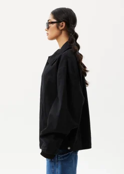 Jackets|Outerwear<Afends Oracle  - Workwear Jacket Black