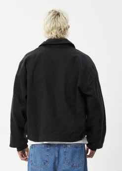 Jackets|Outerwear<Afends Oracle  - Workwear Jacket Black