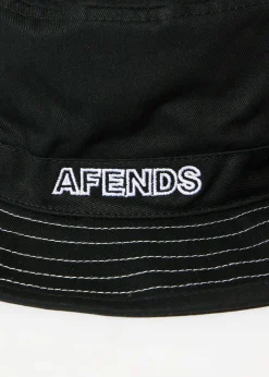 Accessories<Afends Outline - Bucket Hat Black