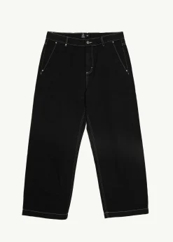 Pants<Afends Pablo  - Baggy Pant Black