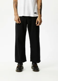 Pants<Afends Pablo  - Baggy Pant Black