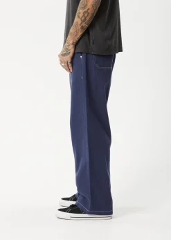 Pants<Afends Pablo  - Baggy Pant Navy