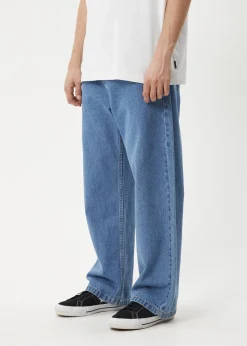 Jeans<Afends Pablo  - Denim Baggy Jean Worn Blue