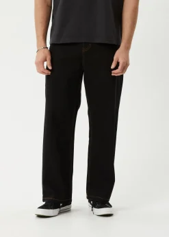 Jeans<Afends Pablo  - Denim Baggy Jean Washed Black