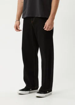 Jeans<Afends Pablo  - Denim Baggy Jean Washed Black