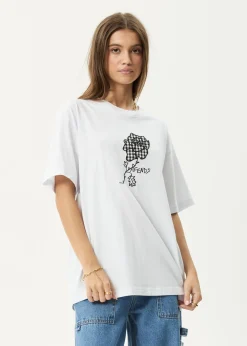 Tees & Shirts<Afends Patches  -  Oversized Tee White