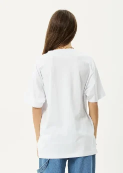 Tees & Shirts<Afends Patches  -  Oversized Tee White