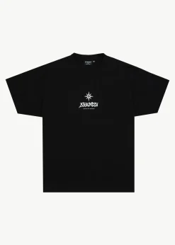 T-Shirts<Afends Peace Out - Boxy Tee Black
