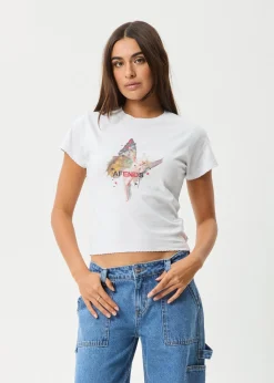 Tees & Shirts<Afends Pixie - Baby Tee White