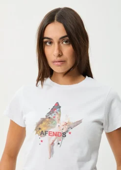 Tees & Shirts<Afends Pixie  - Baby Tee White