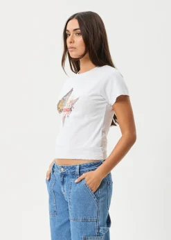 Tees & Shirts<Afends Pixie - Baby Tee White