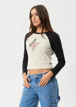 Long Sleeve<Afends Pixie  -  Long Sleeve Tee Moonbeam