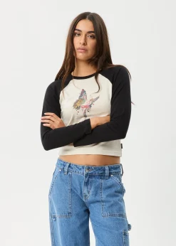 Long Sleeve<Afends Pixie  -  Long Sleeve Tee Moonbeam