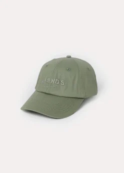 Accessories|Accessories<Afends Questions  - Six Panel Cap Eucalyptus