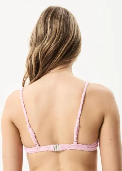 Swimwear<Afends Rhye  - Terry Bikini Top Powder Pink
