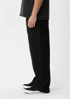Pants<Afends Richmond  - Canvas Workwear Pant Black