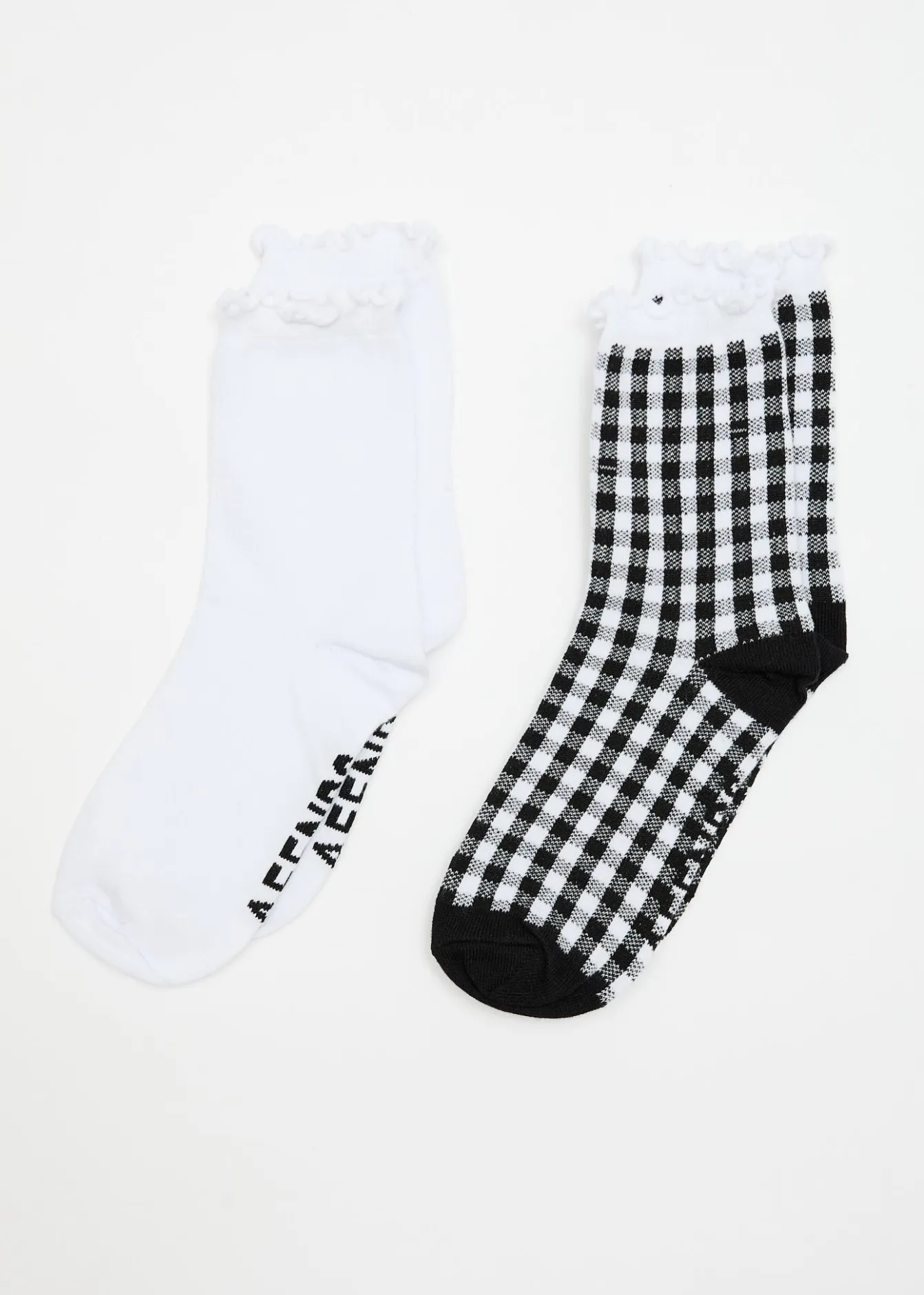 Accessories<Afends Rowan - Socks Two Pack Black Check