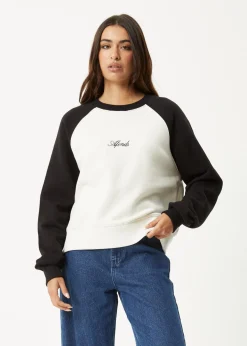Outerwear|Essentials<Afends Ryan  -  Crew Neck Jumper Black