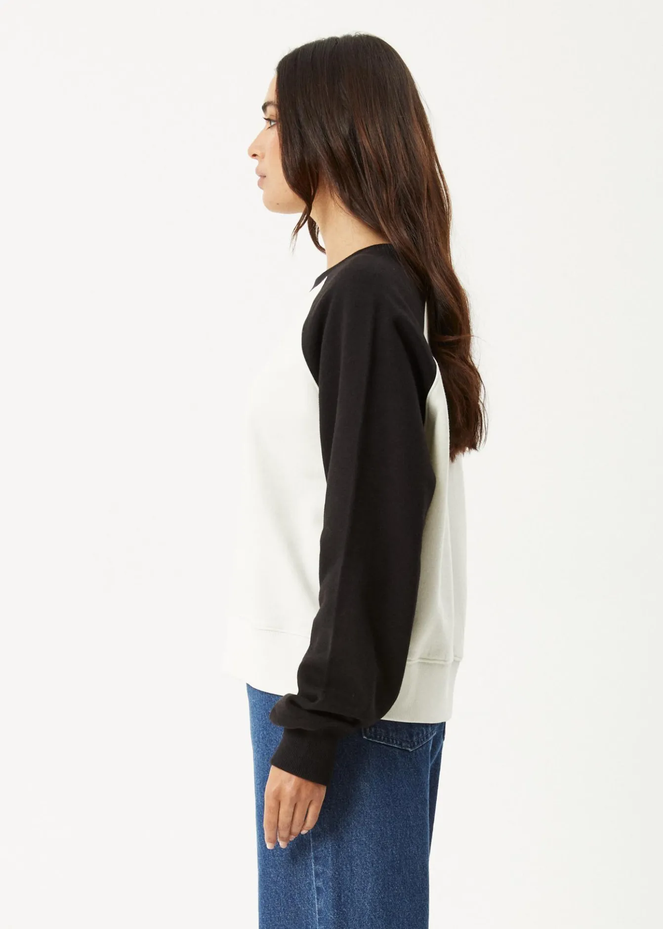 Outerwear|Essentials<Afends Ryan - Crew Neck Jumper Black
