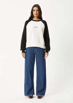 Outerwear|Essentials<Afends Ryan - Crew Neck Jumper Black