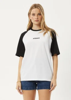 Tees & Shirts|Essentials<Afends Ryan  - Oversized Raglan Tee Black