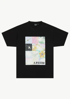 T-Shirts<Afends Sadworld - Heavyweight Boxy Tee Black