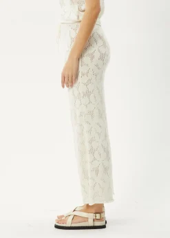 Pants|Sets & Co-Ords<Afends Saint  - Knit Pant White