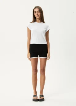 Sets & Co-Ords|Shorts<Afends Set Fire  - Knit Short Black / White