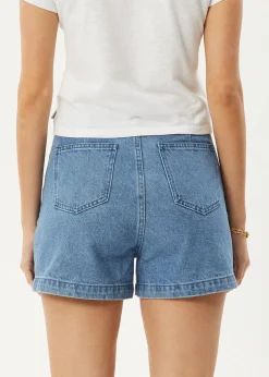 Shorts|Essentials<Afends Seventy Threes - Denim Short Stone Blue