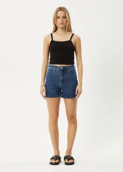 Shorts|Essentials<Afends Seventy Threes  - Denim Short Authentic Blue