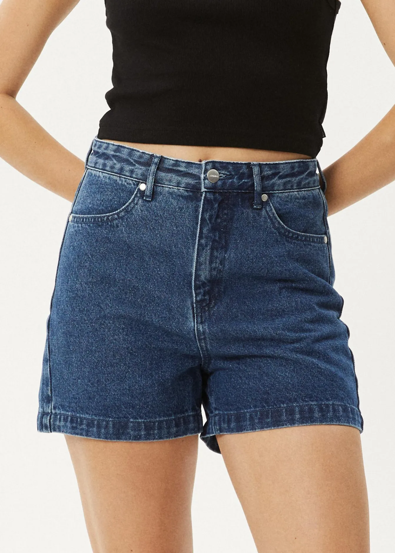 Shorts|Essentials<Afends Seventy Threes - Denim Short Authentic Blue