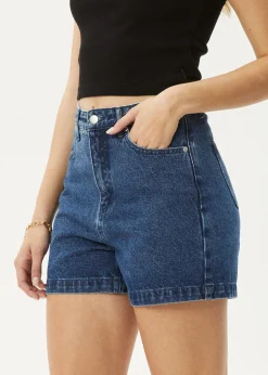 Shorts|Essentials<Afends Seventy Threes - Denim Short Authentic Blue