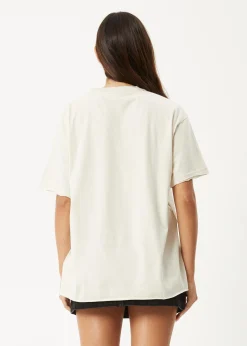 Tees & Shirts<Afends Shapes - Oversized Tee Moonbeam