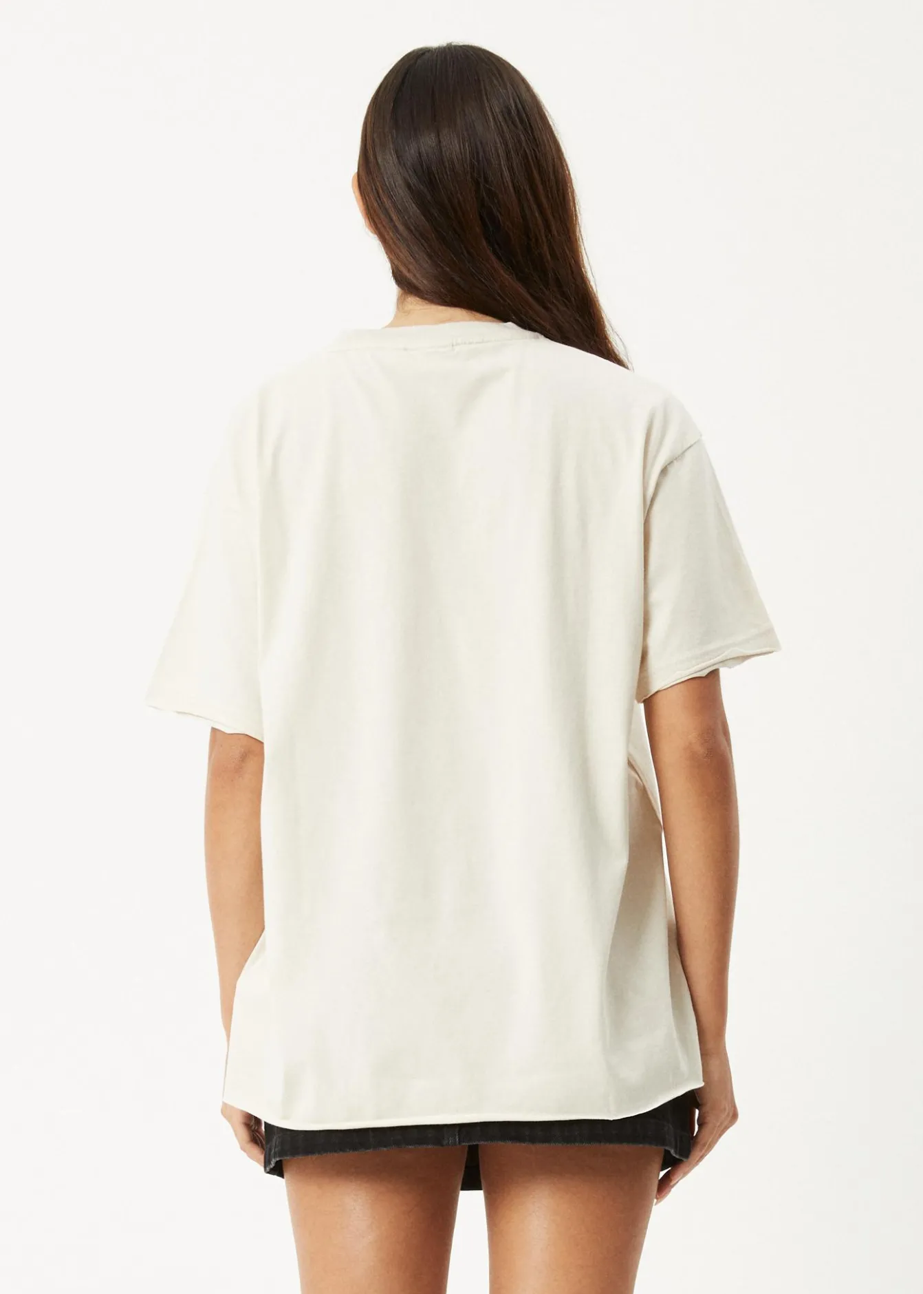 Tees & Shirts<Afends Shapes - Oversized Tee Moonbeam
