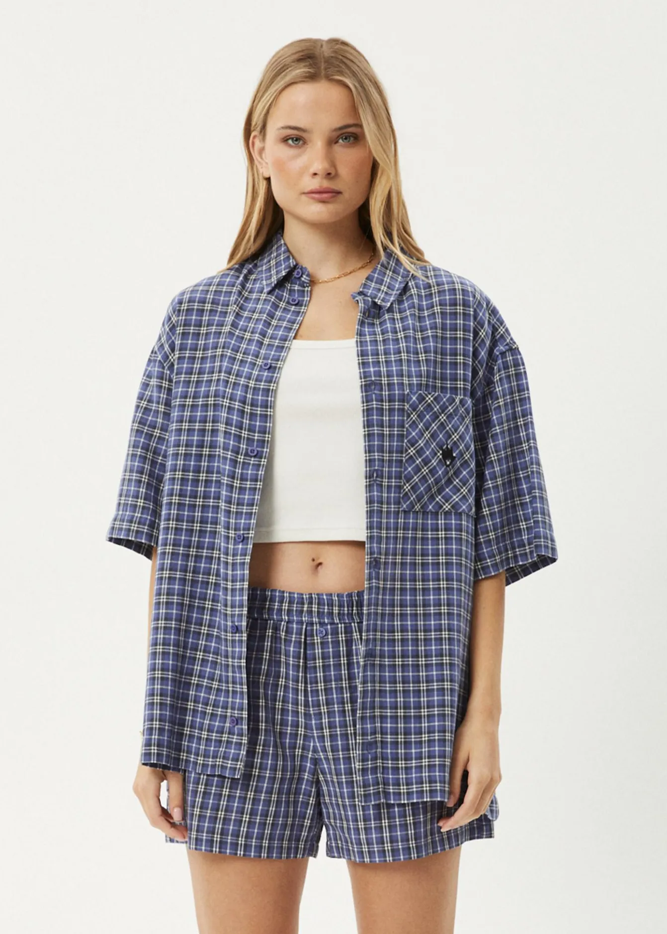 Shirts|Sets & Co-Ords<Afends Shipwreck - Short Sleeve Shirt Marlin