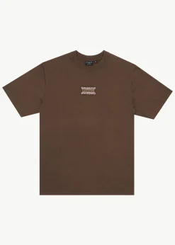 T-Shirts<Afends Sixsixsix  - Retro Tee Coffee