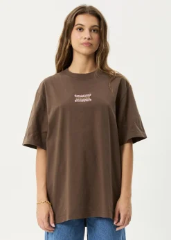 T-Shirts<Afends Sixsixsix  - Retro Tee Coffee
