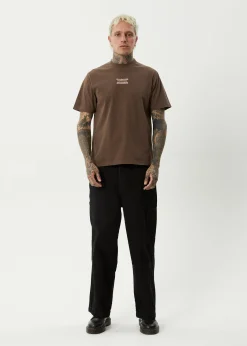 T-Shirts<Afends Sixsixsix  - Retro Tee Coffee