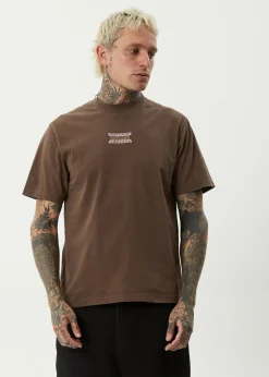 T-Shirts<Afends Sixsixsix  - Retro Tee Coffee