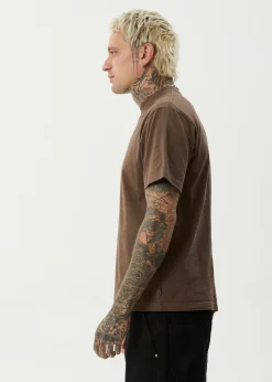 T-Shirts<Afends Sixsixsix  - Retro Tee Coffee