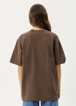 T-Shirts<Afends Sixsixsix  - Retro Tee Coffee