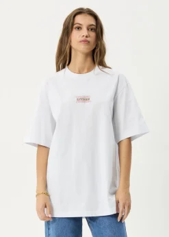 T-Shirts<Afends Sixsixsix  - Retro Tee White
