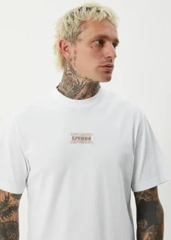 T-Shirts<Afends Sixsixsix - Retro Tee White