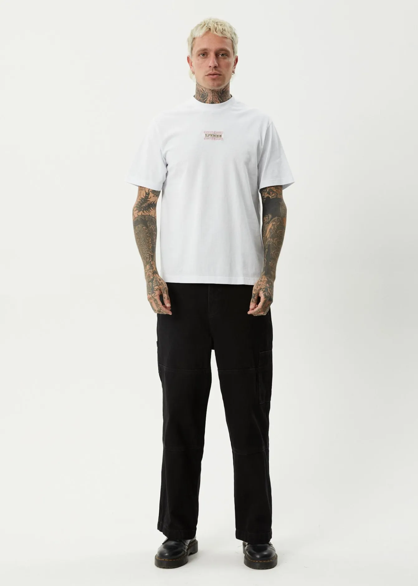 T-Shirts<Afends Sixsixsix - Retro Tee White