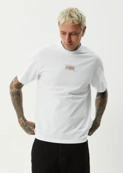 T-Shirts<Afends Sixsixsix - Retro Tee White