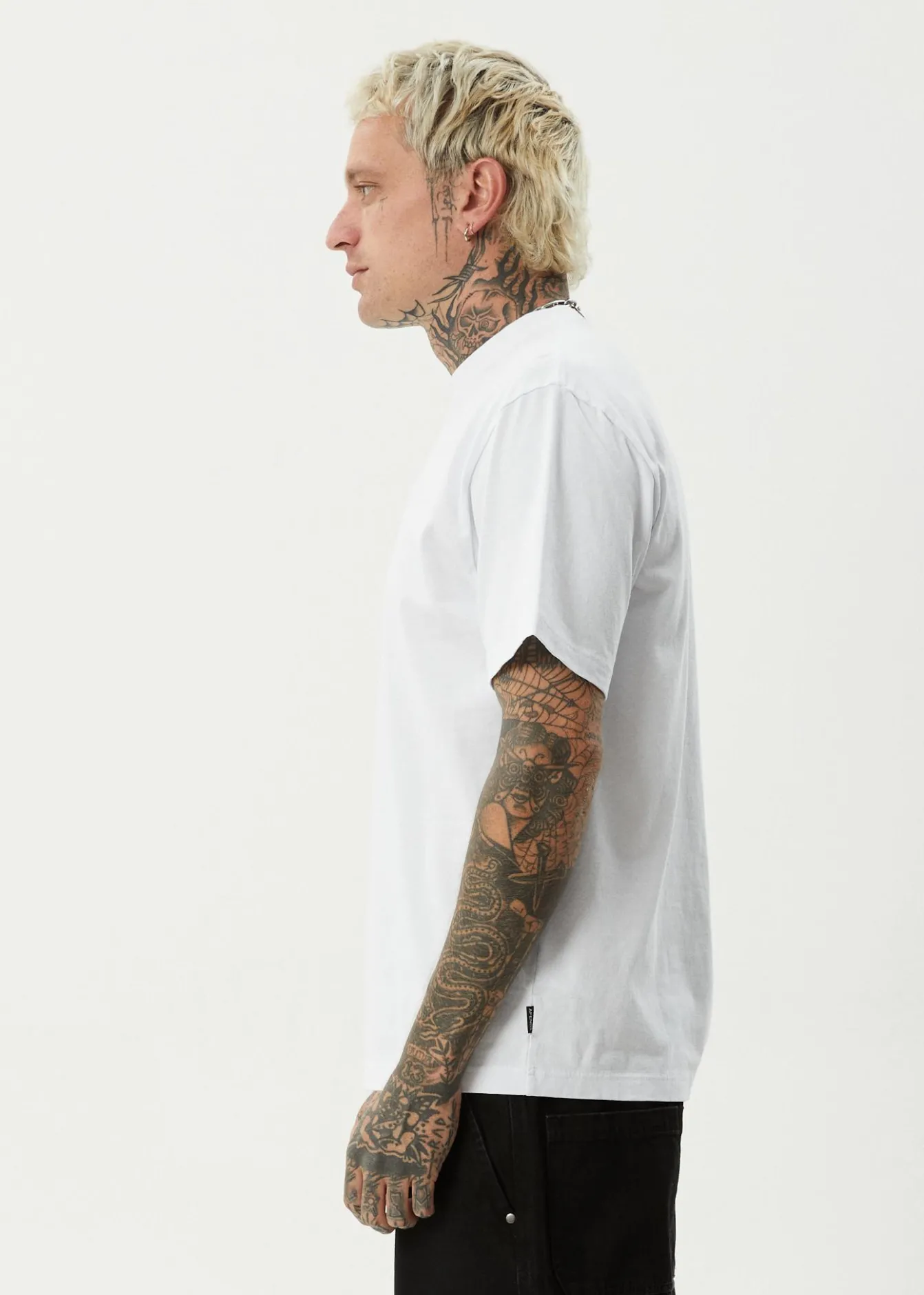 T-Shirts<Afends Sixsixsix - Retro Tee White