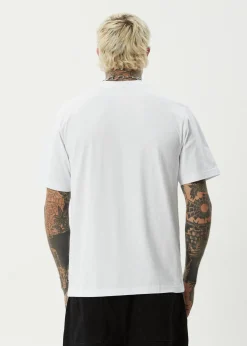T-Shirts<Afends Sixsixsix - Retro Tee White