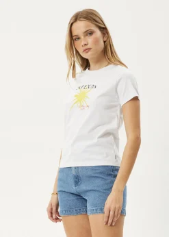 Tees & Shirts<Afends Sky High - Regular Tee White