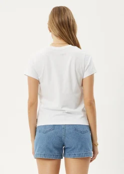 Tees & Shirts<Afends Sky High - Regular Tee White